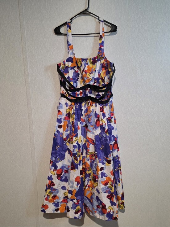 Maeve Dresses & Skirts - Maeve Anthropologie Botanical Floral Corset Midi Dress Colorful Womens Size 16